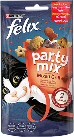 Felix Party Mix Grill Гриль мікс ласощів для котів