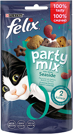 Felix Party Mix Ocean Океанический микс лакомств для кошек