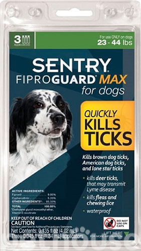 FiproGuard Max для собак вагою від 10 до 20 кг