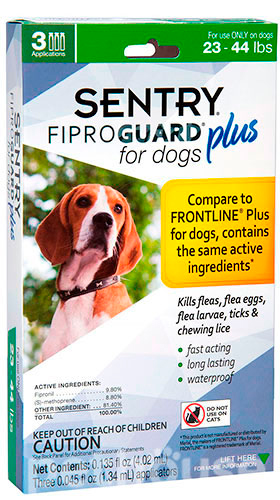 FiproGuard Plus Краплі від бліх, кліщів і вошей для собак вагою від 10 до 20 кг