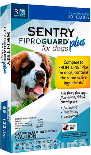 FiproGuard Plus Краплі від бліх, кліщів і вошей для собак вагою від 40 до 60 кг