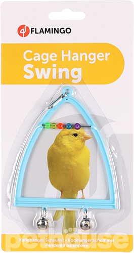 Flamingo Swing & Abacus & Bell Качели с колокольчиками и шариками для птиц