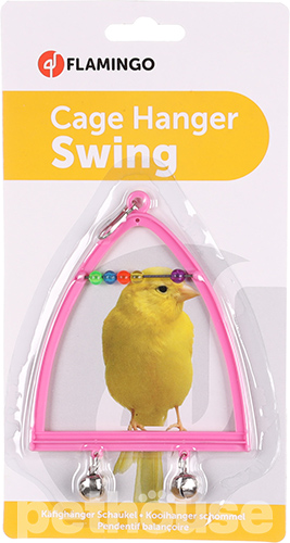 Flamingo Swing & Abacus & Bell Качели с колокольчиками и шариками для птиц