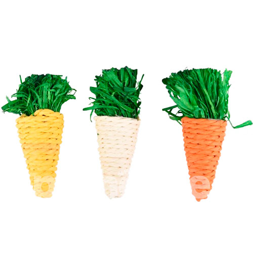 Flamingo Small Carrots Набор соломенных игрушек для грызунов
