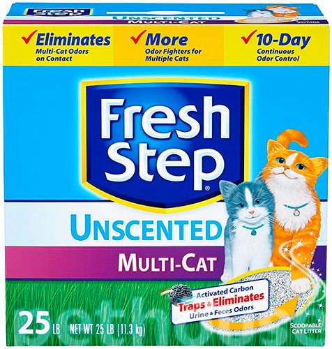 Fresh Step Multi Cat, комкующийся наполнитель
