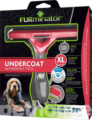 FURminator Long Hair Dog XL - фурминатор для длинношерстных собак гигантских пород, фото 4