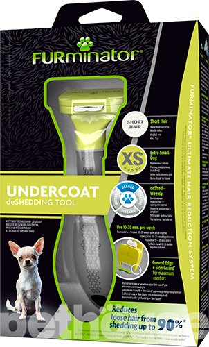 FURminator Short Hair Dog XS - фурмінатор для короткошерстих собак карликових порід, фото 4