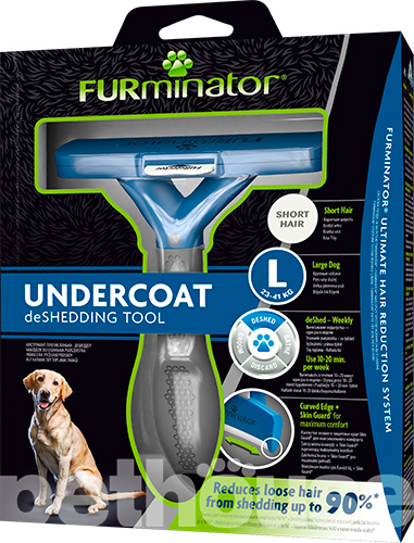 FURminator Short Hair Dog L - фурминатор для короткошерстных собак крупных пород, фото 4