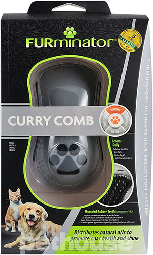 FURminator Curry Comb Резиновая щетка для кошек и собак