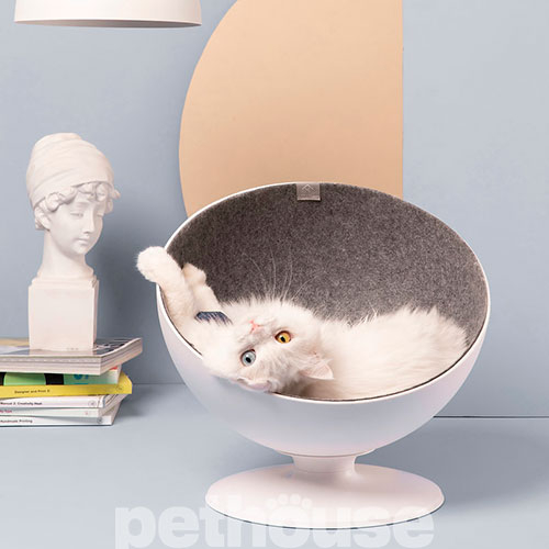FurryTail Лежак-напівсфера Boss Elevated Cat Bed для котів, фото 5