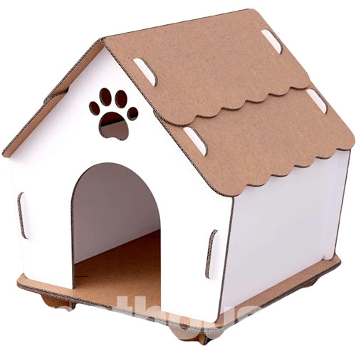 FuTuFu Pets Картонный домик "КОТеджик" для кошек и собак