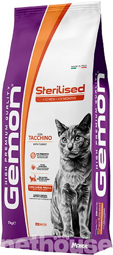 Gemon Cat Sterilised с индейкой, фото 2