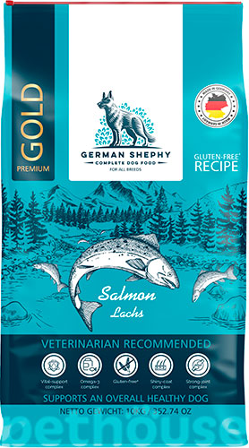 German Shephy Gold Salmon з лососем для собак