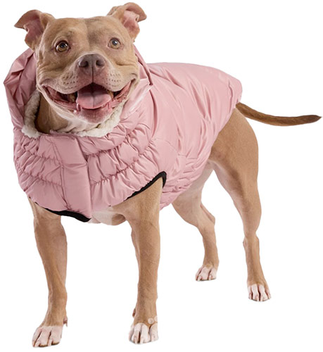 GF Pet Lunar Glow Dog Parka Pink Парка для собак, рожева