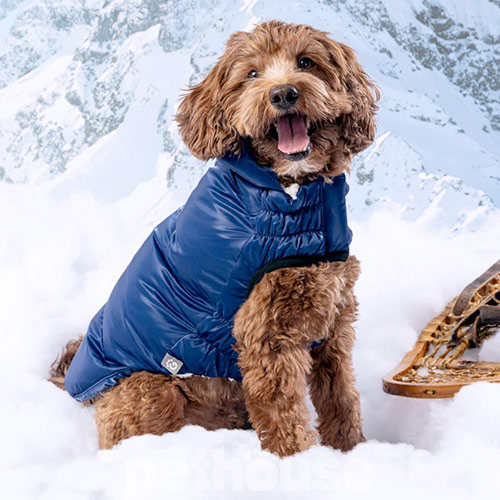GF Pet Lunar Glow Dog Parka Blue Парка для собак, синя