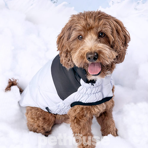 GF Pet Diamond Dog Puffer Blue Пуховик для собак, блакитний