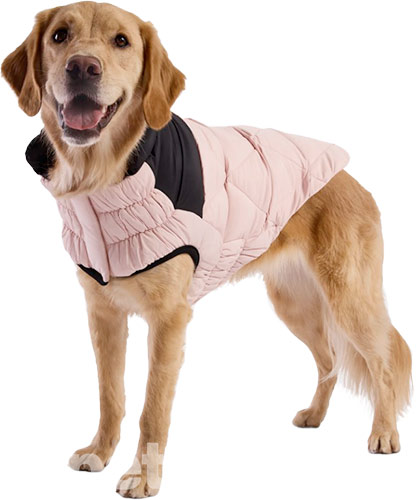 GF Pet Diamond Dog Puffer Pink Пуховик для собак, рожевий