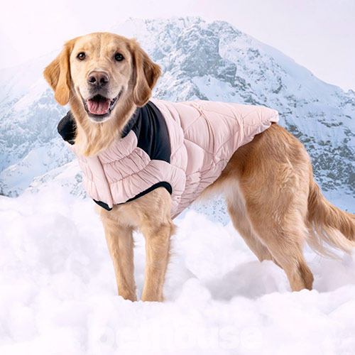 GF Pet Diamond Dog Puffer Pink Пуховик для собак, рожевий