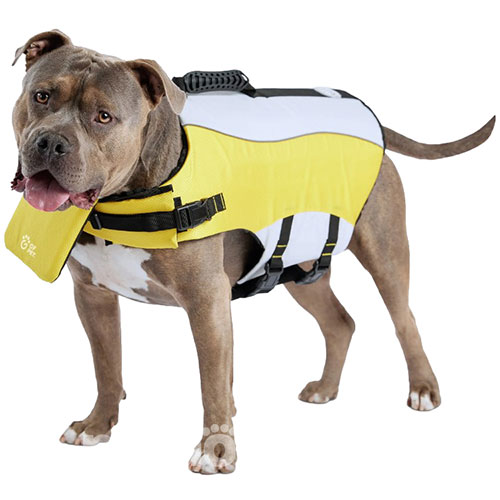 GF Pet Swimming Life Vest Рятувальний жилет для собак, жовтий GF Pet Swimming Life Vest Рятувальний жилет для собак, жовтий