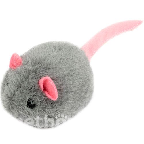 GiGwi Melody Chaser Хутряна мишка зі звуковим чипом для котів