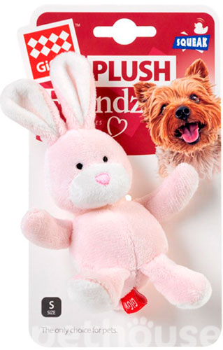 GiGwi Plush Іграшка "Заєць" із пискавкою для собак