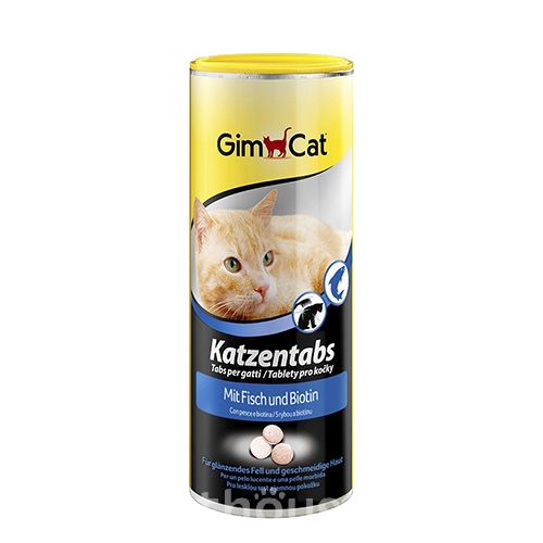 GimCat Katzentabs - вітамінізовані ласощі для котів, з рибою