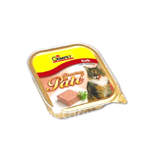 GimCat Pate паштет для кошек, с теленком