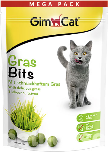 GimCat GrasBits - вітамінізовані ласощі з травою для котів, фото 2
