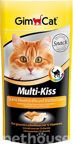 GimCat Multi-Kiss - вітамінізовані ласощі для котів
