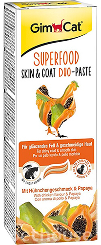 GimCat Superfood Duo-Paste - паста для здоровья кожи и шерсти кошек