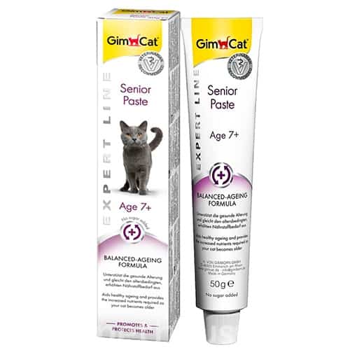 GimCat Senior Paste - паста для підтримки здоров'я котів, віком від 7 років