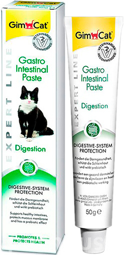 GimCat Gastro Intestinal Paste - паста для улучшения пищеварения кошек
