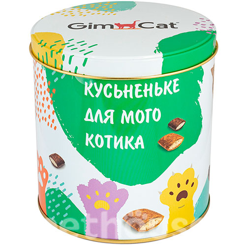 GimCat Nutri Pockets Present Тin Сan Mix - набор лакомств для кошек