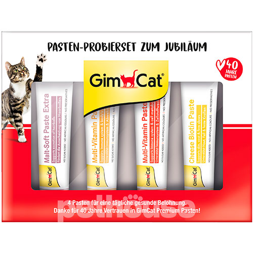 GimCat Pasten-Probierset Zum Jubiläum - набор паст для кошек