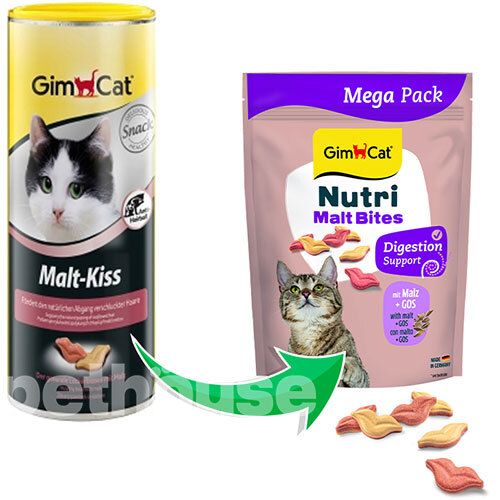 GimCat Nutri Malt Bites Лакомства с солодом для кошек