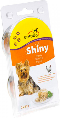GimDog Shiny Dog консервы для собак, с курицей
