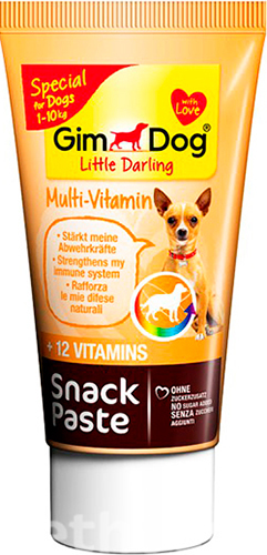 GimDog Snack Paste Multi-Vitamin - мультивитаминная паста для собак