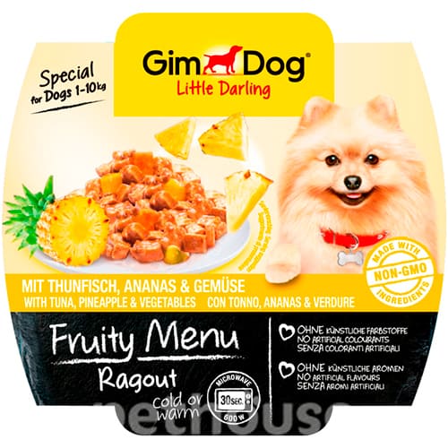 GimDog Little Darling Fruity Menu рагу з тунцем, ананасом та овочами