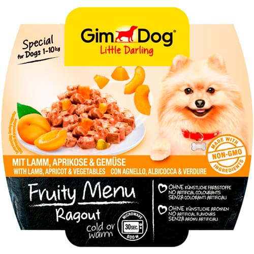 GimDog Little Darling Fruity Menu рагу з ягням, абрикосом та овочами