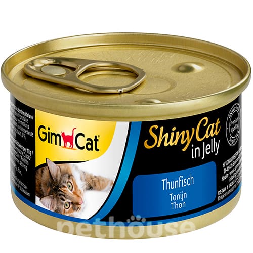 GimCat Shiny Cat консервы для кошек, с нежным мясом тунца