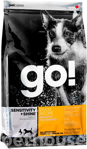 GO! Natural Sensitivity+Shine Duck Dog Recipe