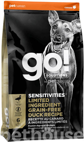 GO! Solutions Sensitivities LID Grain-Free Duck Dog Recipe