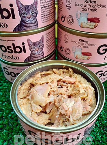 Gosbi Fresko Kitten Tuna, Chicken & Milk, фото 2