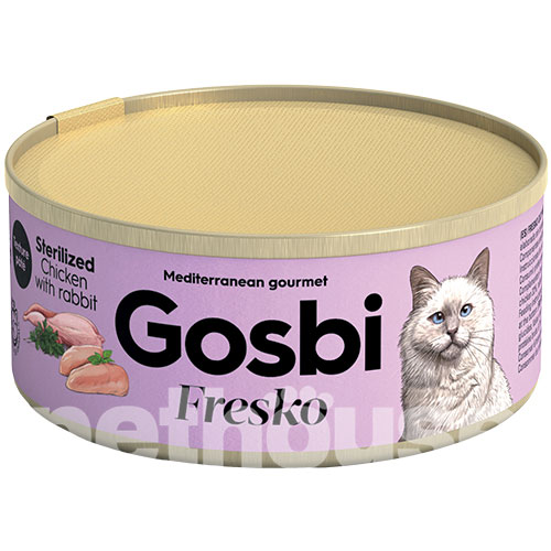 Gosbi Fresko Cat Sterilized Chicken & Rabbit