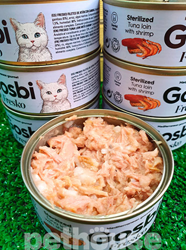 Gosbi Fresko Cat Sterilized Tuna & Shrimp, фото 2