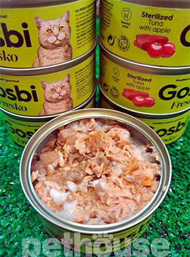 Gosbi Fresko Cat Sterilized Tuna & Apple, фото 2