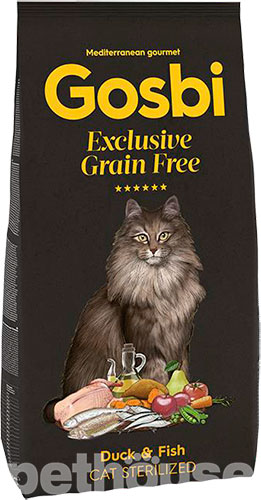 Gosbi Exclusive Grain Free Duck & Fish Cat Sterilized