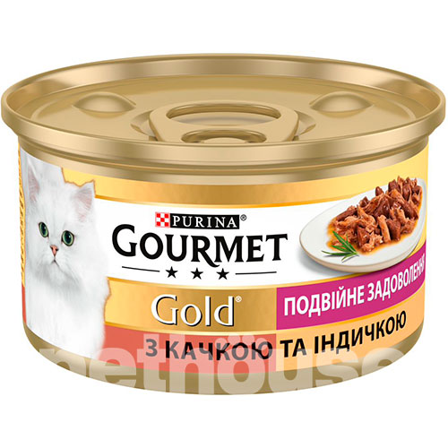 Gourmet Gold Шматочки в підливі з качкою та індичкою