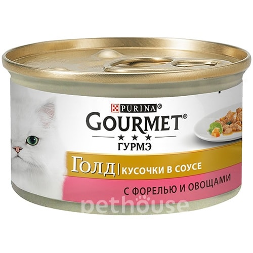Gourmet Gold Кусочки в подливке с форелью и овощами