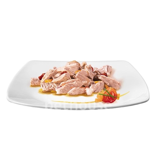 Gourmet A La Carte Кусочки с форелью, морковью и томатами в подливке